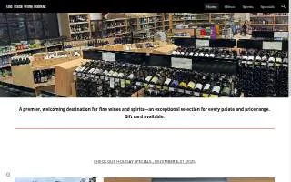 Old Trace Wine Market of Madison website