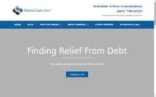 Saxton Law, PLLC of Madison website