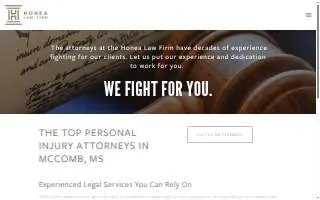 Honea Law Firm PLLC website