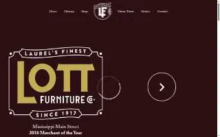 Lott Furniture Company website