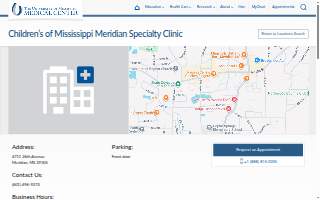 Children's of Mississippi - Meridian Specialty Clinic