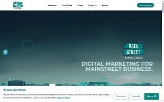 Data Street Marketing website