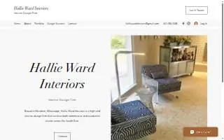 Hallie Ward Interiors website