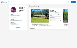 Hill Real Estate Group, LLC website