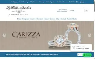 LaBiche Jewelers website