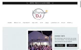 Mississippi DJ Events of Meridian website