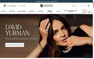 REEDS Jewelers of Meridian website