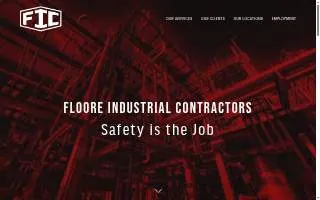 Floore Industrial Contractors of Moss Point website
