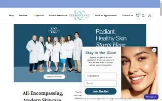 The Dermatology Clinic of Moss Point website