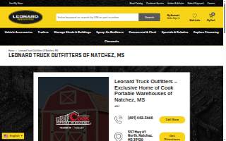Cook Portable Warehouses - Leonard Truck Outfitters