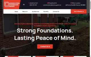 Cornerstone Foundation Repair of Natchez website