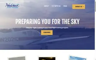 Natchez Flight Training website