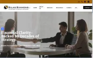 Silas Simmons LLP website