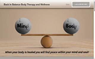 Back In Balance Body Therapy and Wellness