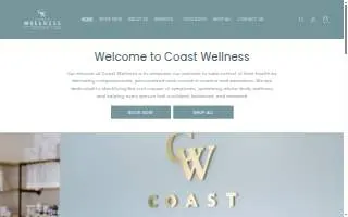 Coast Wellness website
