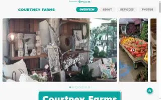 Courtney Farms website