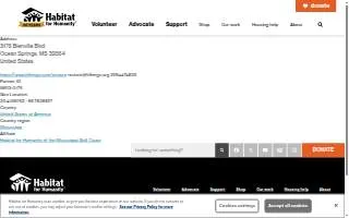 Habitat ReStore of the Mississippi Gulf Coast - Ocean Springs website
