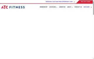 ATC Fitness of Olive Branch website
