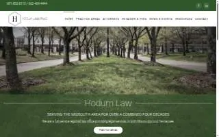 Hodum Law, PLLC. website