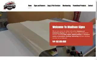Madison Signs website