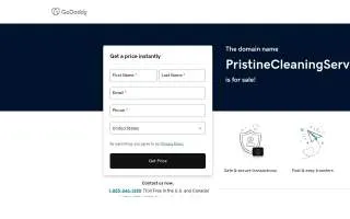 Pristine website