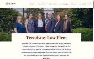 Treadway Law Firm website