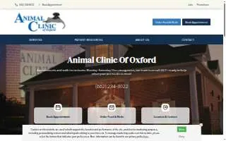 Animal Clinic of Oxford website