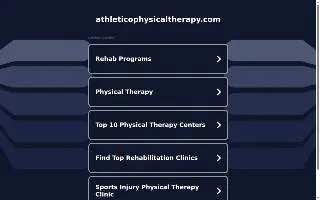 Athletico Physical Therapy - Oxford (Sisk) website