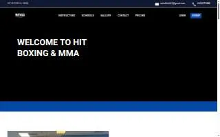 Hit Boxing and MMA website