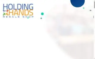 Holding Hands Resale Shop website