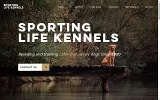Sporting Life Kennels website