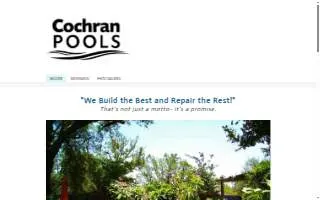 Cochran Pools Inc of Pascagoula website