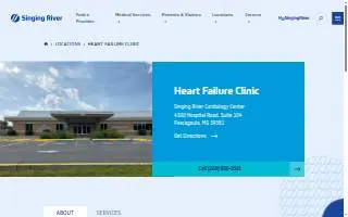Heart Failure Clinic at Pascagoula Hospital website