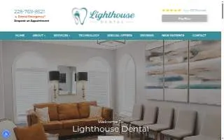 Lighthouse Dental of Pascagoula website
