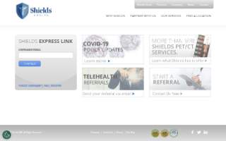 Shields Septic Tanks & Hardware website