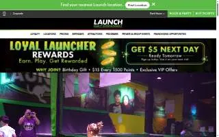 Launch Family Entertainment Novi website