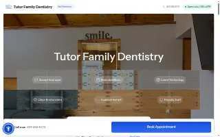 Tutor Family Dentistry- Heather Tutor DMD website