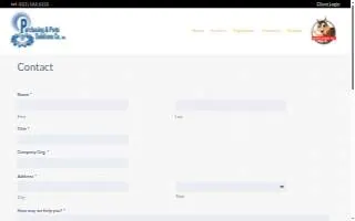 contact - purchasing & parts solutions website