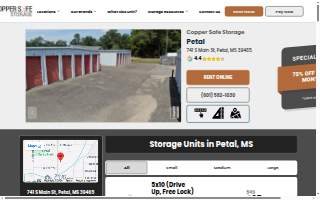 Copper Safe Storage of Petal