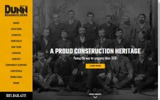 Dunn Roadbuilders website