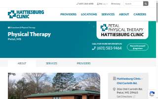 Hattiesburg Clinic Petal Physical Therapy