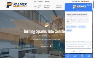 Palmer Electric of Petal website