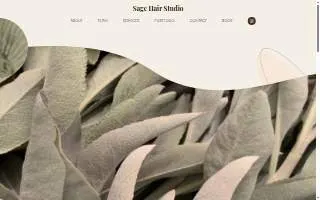 Sage Hair Studio of Petal website