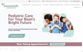 Beanstalk Pediatrics, PLLC website