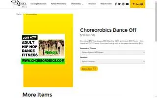 Choreorobics Dance Off website