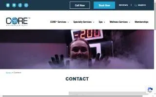 CORE Wellness & Recovery website