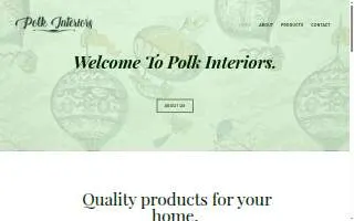 Polk Interiors website