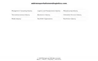 WB Transportation And Logistics LLC of Ridgeland website