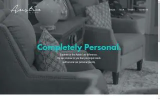 Austin Law Firm website