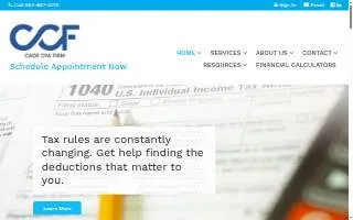 Cade CPA Firm PLLC website